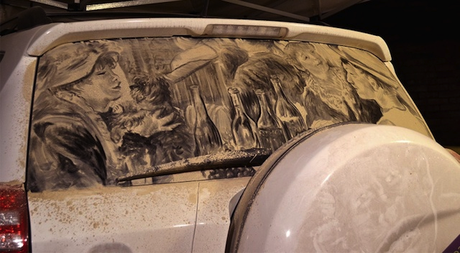 Scott Wade dirty car art curiosidades lavado coches trucos