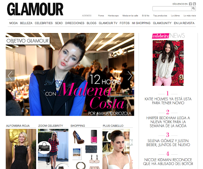 El restyling de GLAMOUR.ES El restyling de GLAMOUR.ES