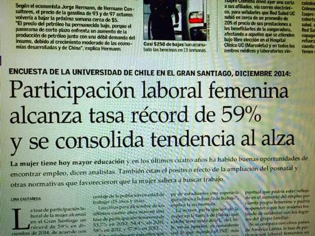 En Chile aumenta el empleo femenino tras aumentar el permiso postnatal