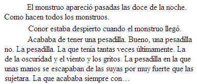 Un monstruo viene a verme, de Patrick Ness Un monstruo viene a verme, de Patrick Ness