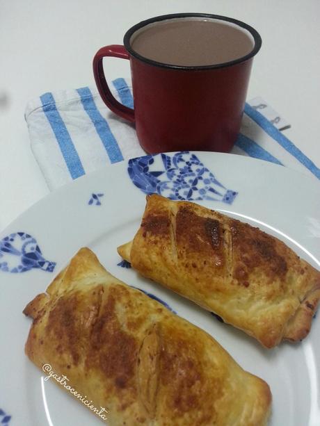 Napolitanas de Crema de Cacahuete y Plátano