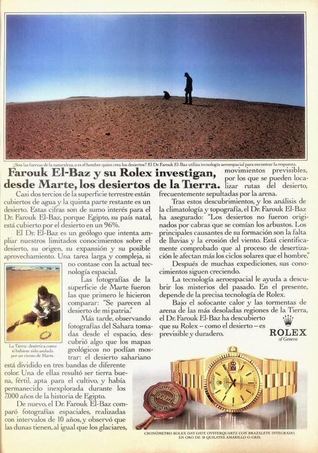 REVISTA GEOMUNDO: RELOJES ROLEX. REVISTA GEOMUNDO: RELOJES ROLEX.