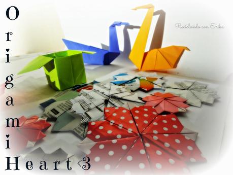 Corazones de Origami , Origami Heart Corazones de Origami , Origami Heart
