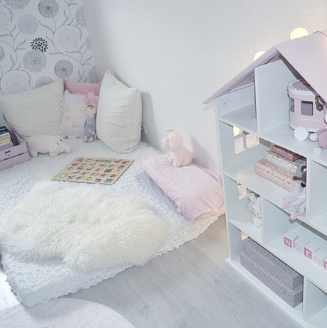 Ideas Deco: HABITACIONES INFANTILES DE ESTILO NÓRDICO PARA NIÑAS