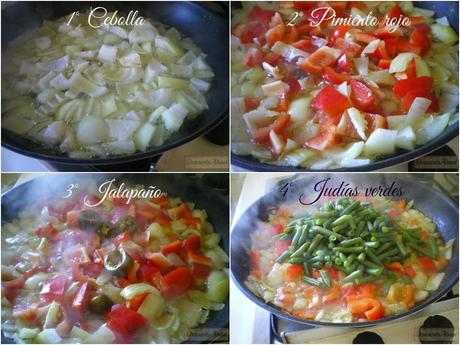 Shakshuka elaboración 1 de 2 Shakshuka elaboración 1 de 2