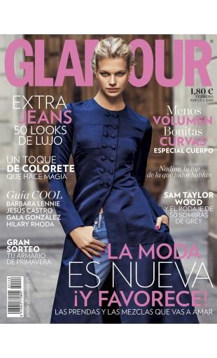 Revista Glamour Febrero con Regalo de Espuma de Ducha de Rituals
