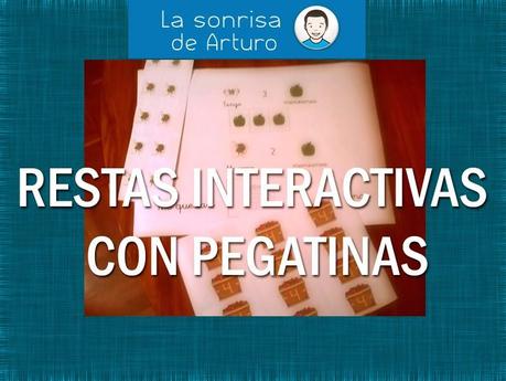 Restas interactivas con pegatinas