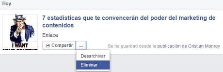 Guías tecnológicas: Guardar contenido en Facebook para leer después guardar-en-facebook-4