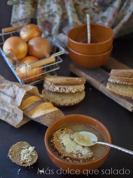 Sopa de cebolla de Julia Child Sopa de cebolla de Julia Child