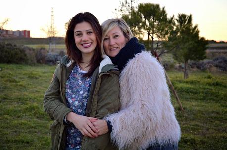 Fur coat and ripped jeans. A special shooting. Fur coat and ripped jeans. A special shooting.