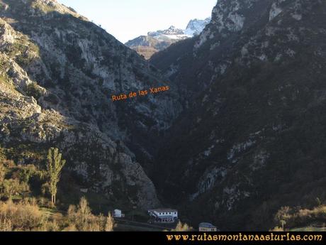 Area Buyera, picos Grandamiana y Plantón: Desfiladero de las Xanas