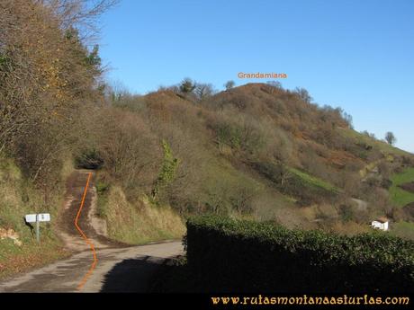 Area Buyera, picos Grandamiana y Plantón: Camino al Grandamiana