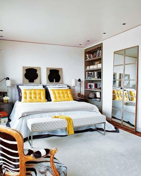 A los pies de tu cama Banqueta para dormitorio, banqueta pies acero, cómo decrar tu dormitorio, ideas para decorar el dormitorio, banqueta pie de cama