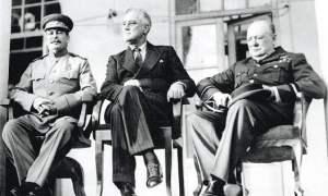 Stalin, Roosevelt y Crurchill