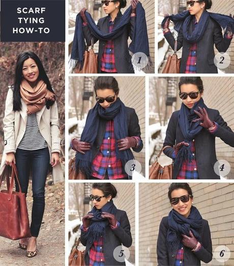 10 maneras de llevar un foulard