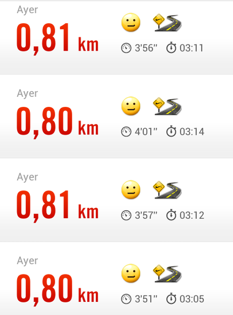 Y volver, volver, volver... ¡a correr! Y volver, volver, volver... ¡a correr!