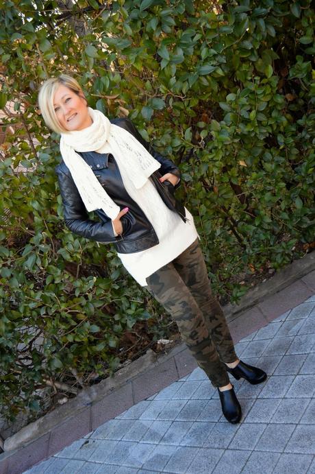 Camo and biker. Camo and biker.