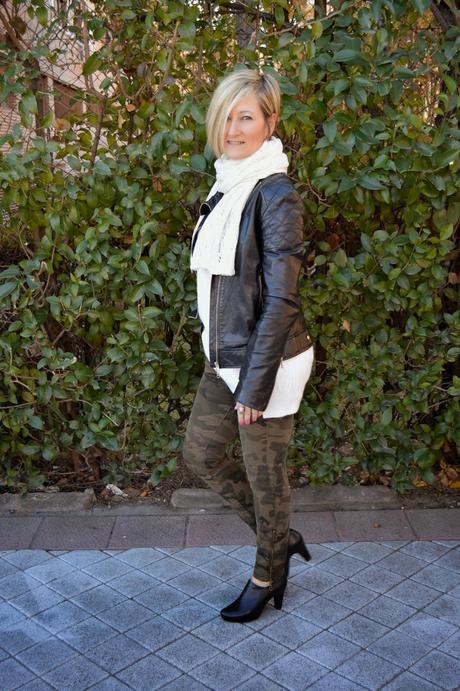 Camo and biker. Camo and biker.