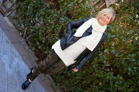 Camo and biker. Camo and biker.