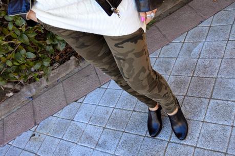 Camo and biker. Camo and biker.