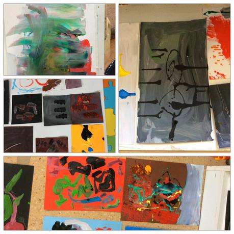 ¡Preparados para la exposición de arte abstracto! ¡Preparados para la exposición de arte abstracto!