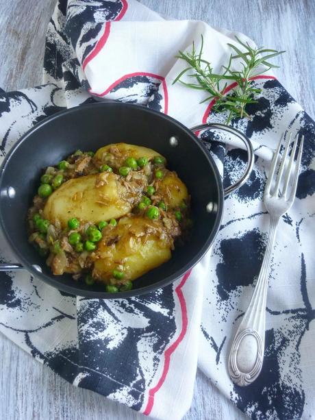 Patatas rellenas (con sobras de ternera estofada)