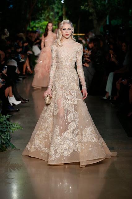 Elie Saab Alta Costura Primavera 2015: Vestidos de Nostalgia