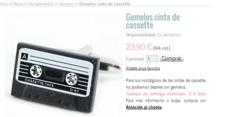 Gemelos originales para los novios Gemelos originales para los novios