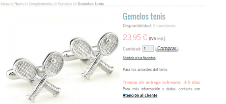 Gemelos originales para los novios Gemelos originales para los novios