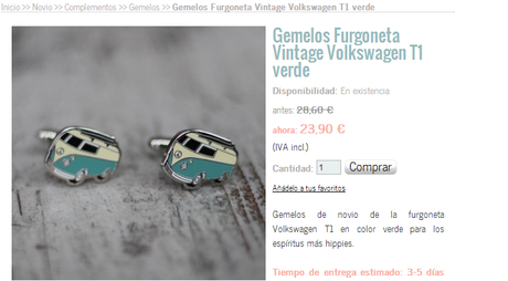 Gemelos originales para los novios Gemelos originales para los novios