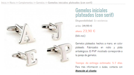 Gemelos originales para los novios Gemelos originales para los novios