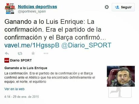 Lo que piensa y pensaba Joan Mª Batlle (Sport) de Luis Enrique