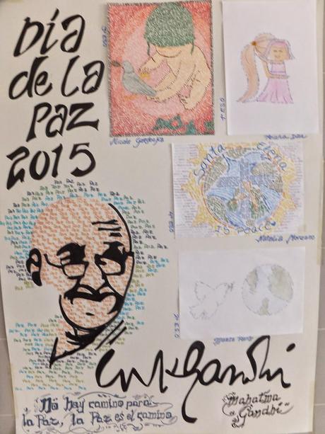 Caligramas para el Día de la Paz Santa Elena 2015