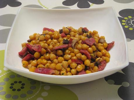 Garbanzos con setas Garbanzos con setas