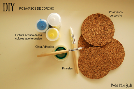 DIY Posavasos de corcho DIY Posavasos de corcho