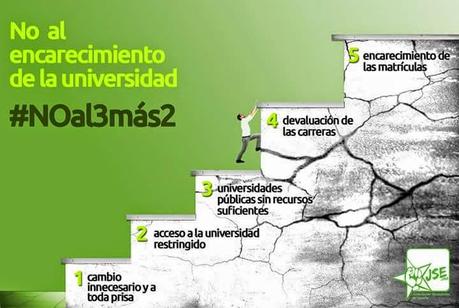JSE: “Nos oponemos rotundamente al 3+2 de Wert por restringir el acceso a la universidad y devaluar las carreras” JSE: “Nos oponemos rotundamente al 3+2 de Wert por restringir el acceso a la universidad y devaluar las carreras”