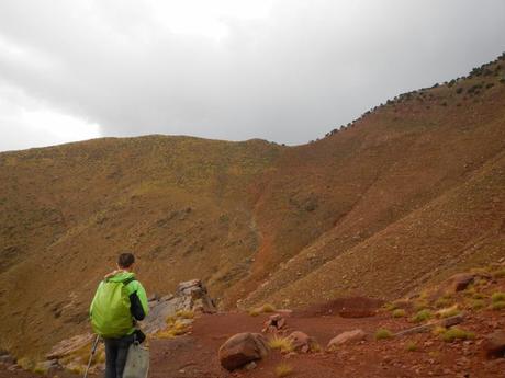 De Aremd al collado de Tizi n'Tiratene. Alto Atlas (Marruecos)