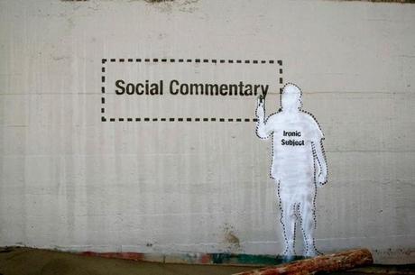 Street art y redes sociales en los irónicos graffitis de iHeart