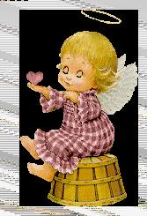 Dos ángeles primorosos en Filet crochet o punto red (Two pretty angels in filet crochet)