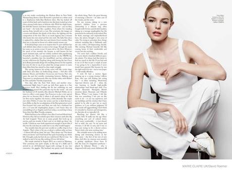 Kate Bosworth elije un estilo minimal para Marie Claire Kate Bosworth elije un estilo minimal para Marie Claire