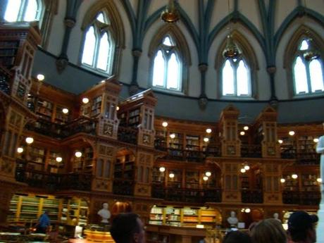 Biblioteca del Parlamento. Ottawa, Canada