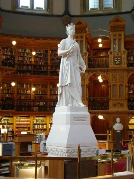 Biblioteca del Parlamento. Ottawa, Canada