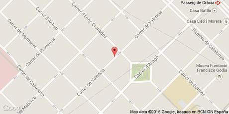 Hamburguesería Oval (Barcelona) Mapa Oval