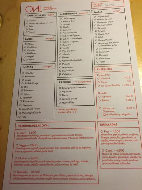 Hamburguesería Oval (Barcelona) Hamburguesería Oval