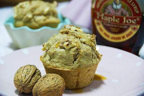 Muffins de Sirope de Arce y Nueces