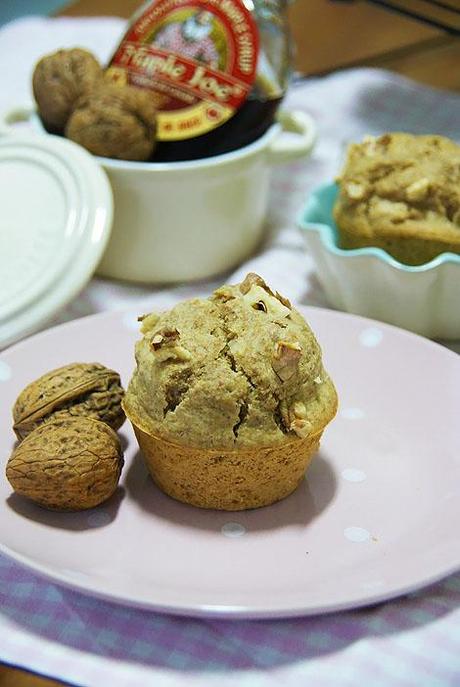 Muffins de Sirope de Arce y Nueces