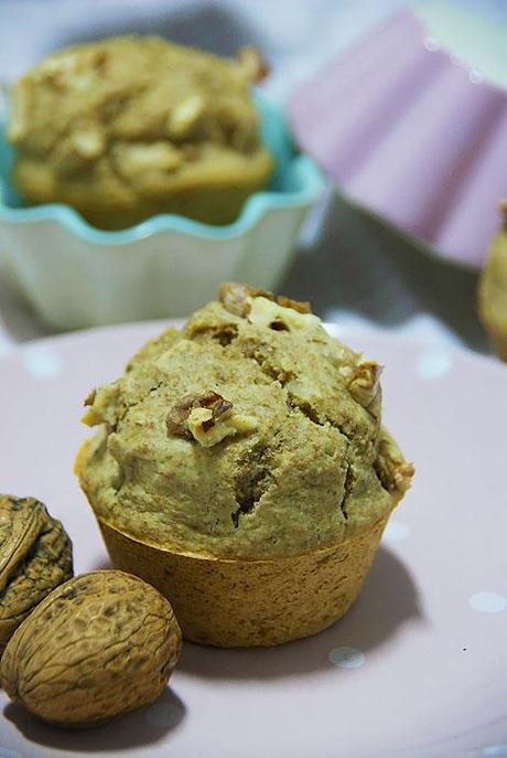 Muffins de Sirope de Arce y Nueces