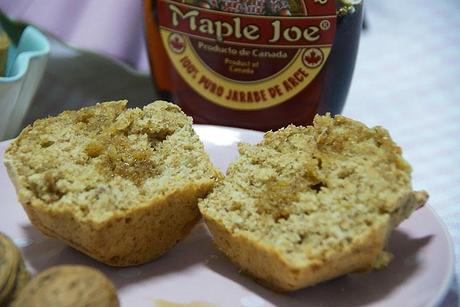 Muffins de Sirope de Arce y Nueces