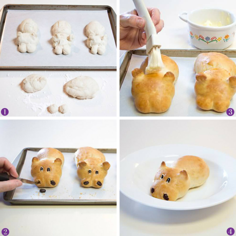 Receta infantil decorada