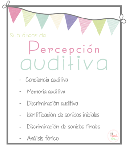 Percepción auditiva subáreas de la percepción auditiva mimamadice